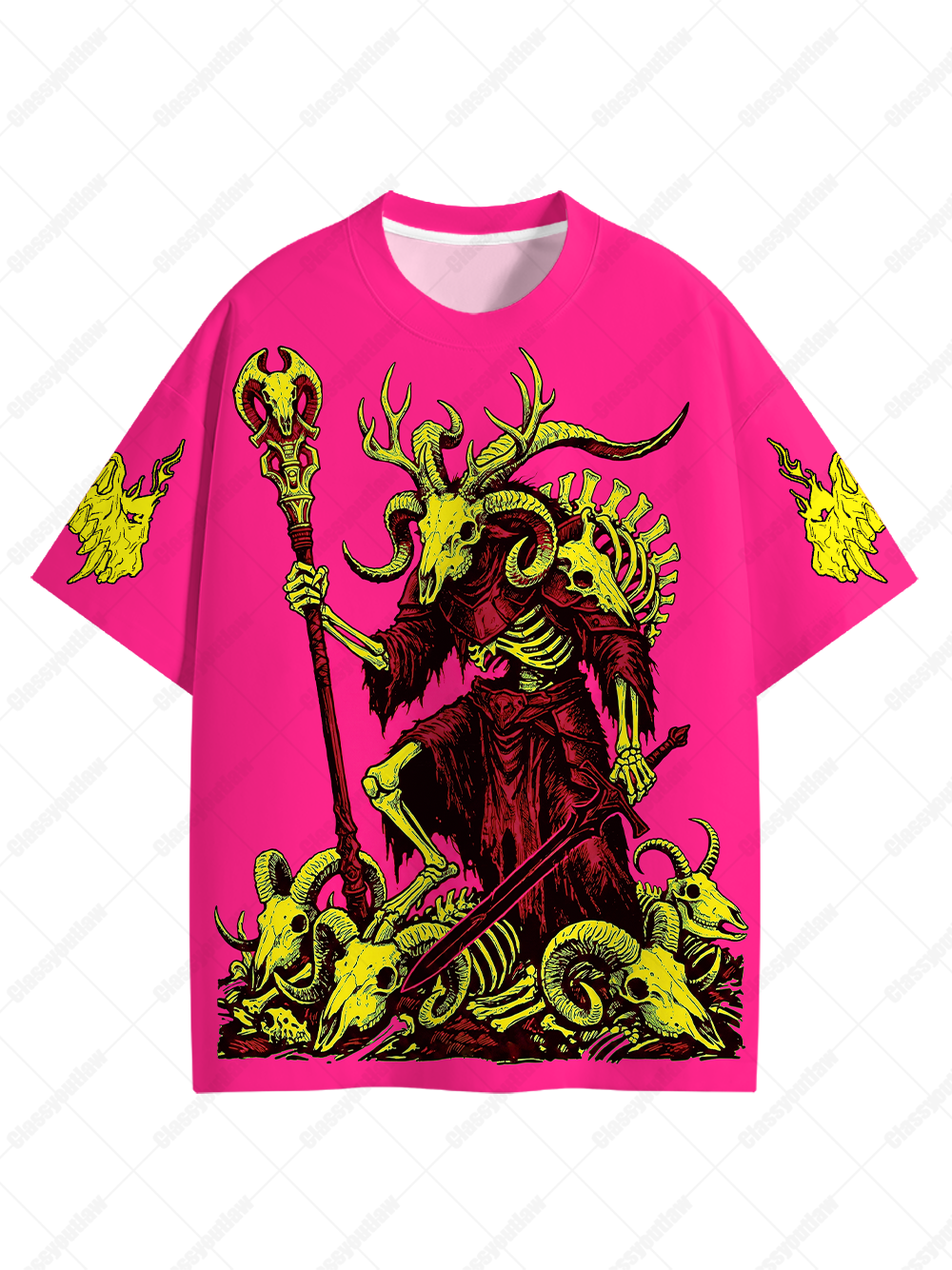 Goatlord Ascension Eco Oversized Graphic Tees
