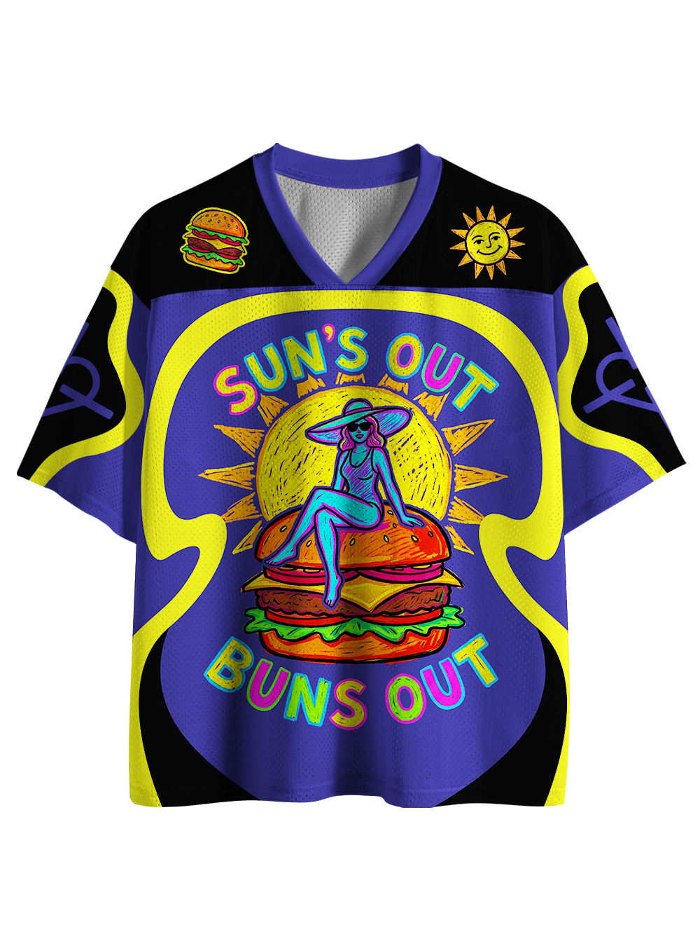 SUN’S OUT BUNS OUT Mesh Jersey