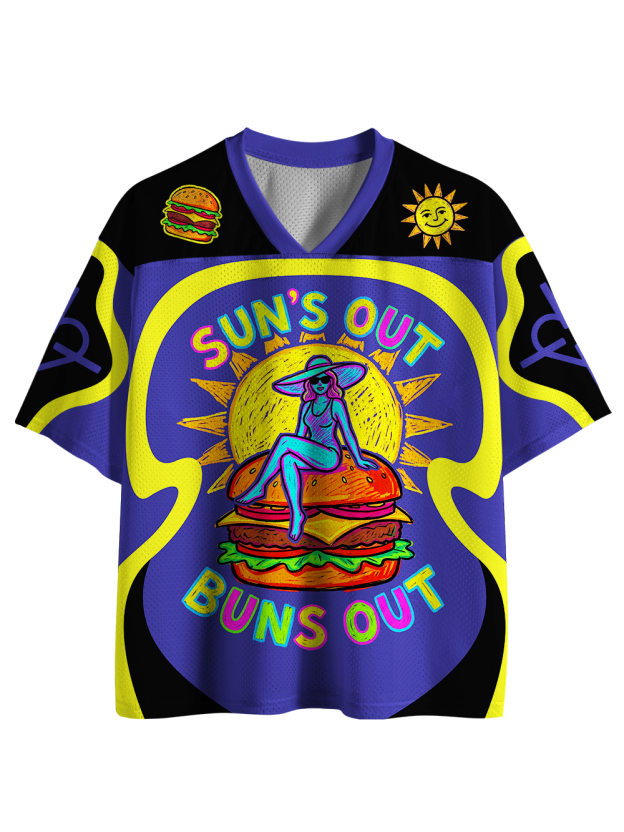 SUN’S OUT BUNS OUT Mesh Jersey