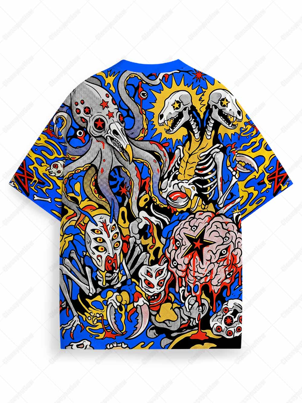 Monsterverse Abstract Eco Oversized Graphic Tees