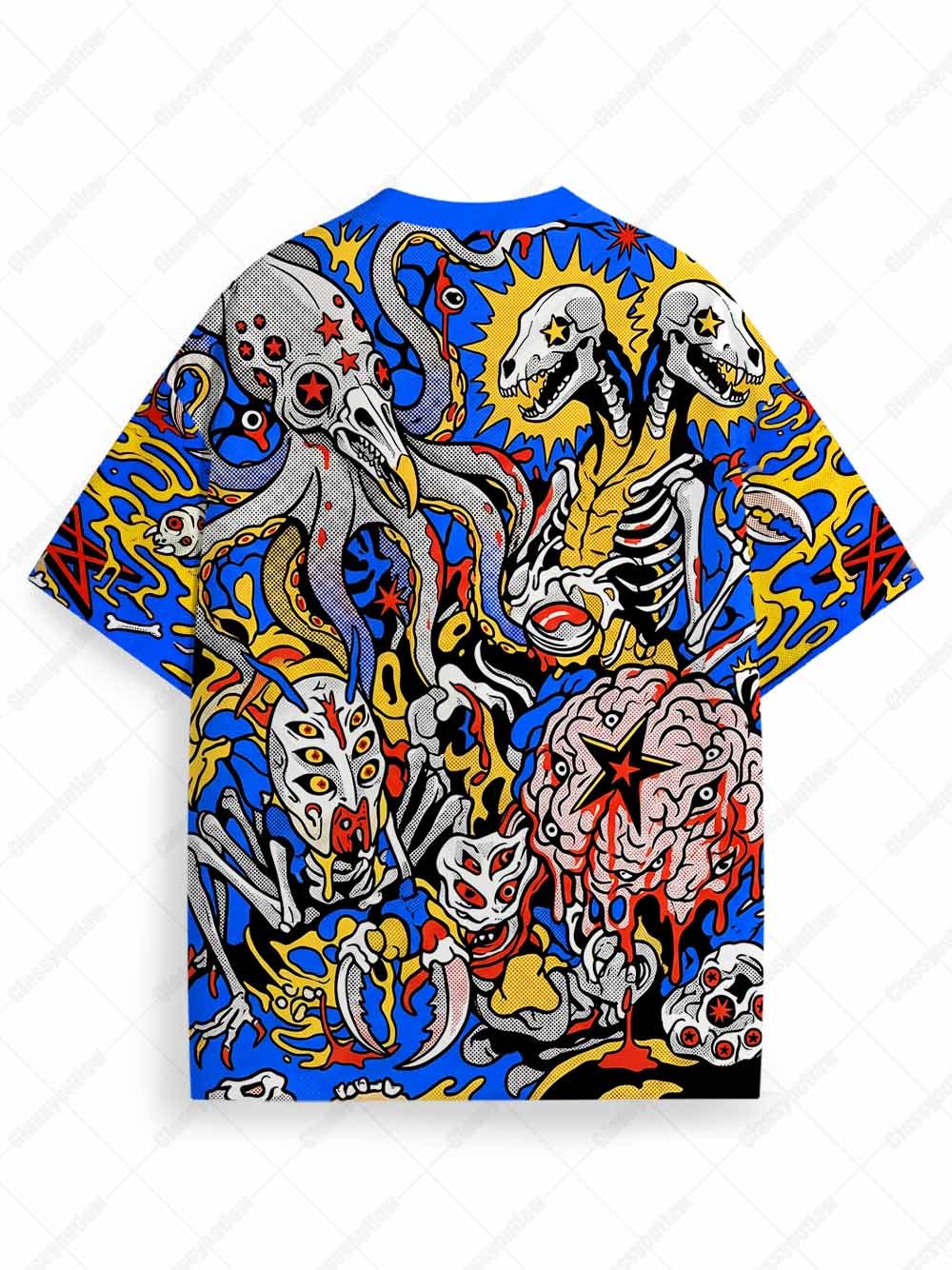 Monsterverse Abstract Eco Oversized Graphic Tees