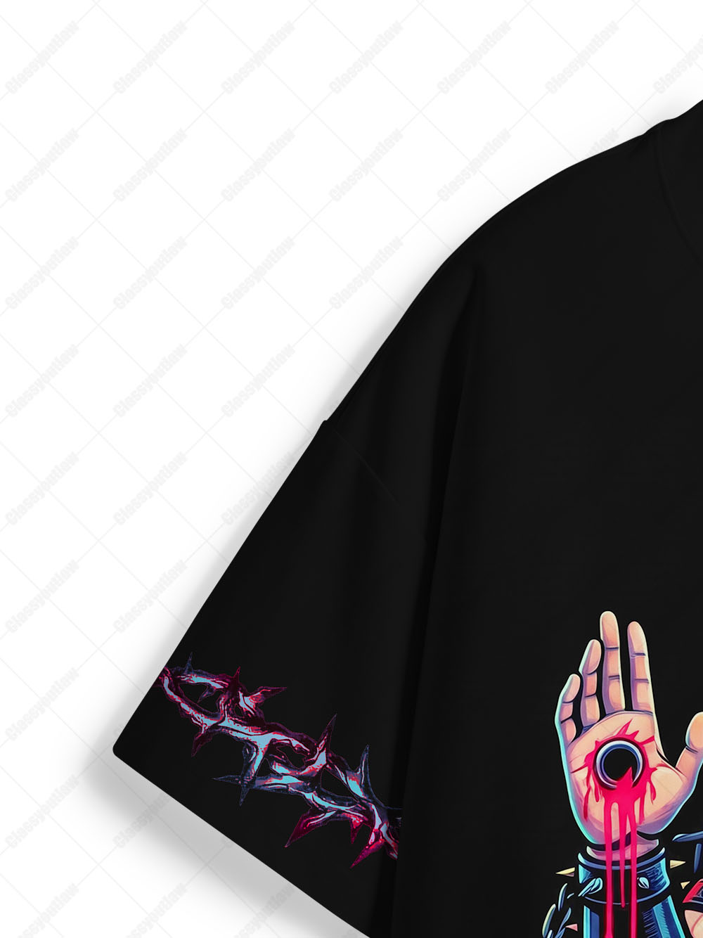 I Bless America Eco Oversized Graphic Tees