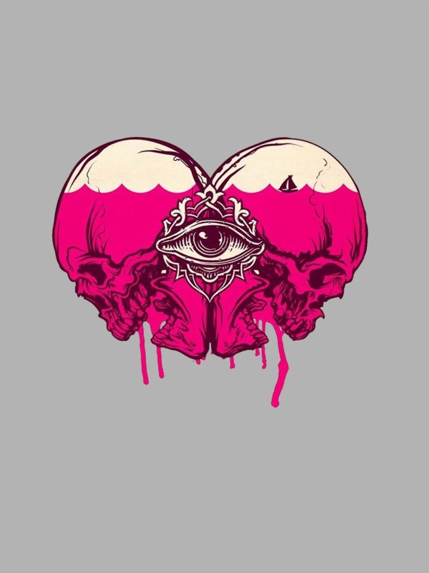 Heart of the All-Seeing Washed Tshirt