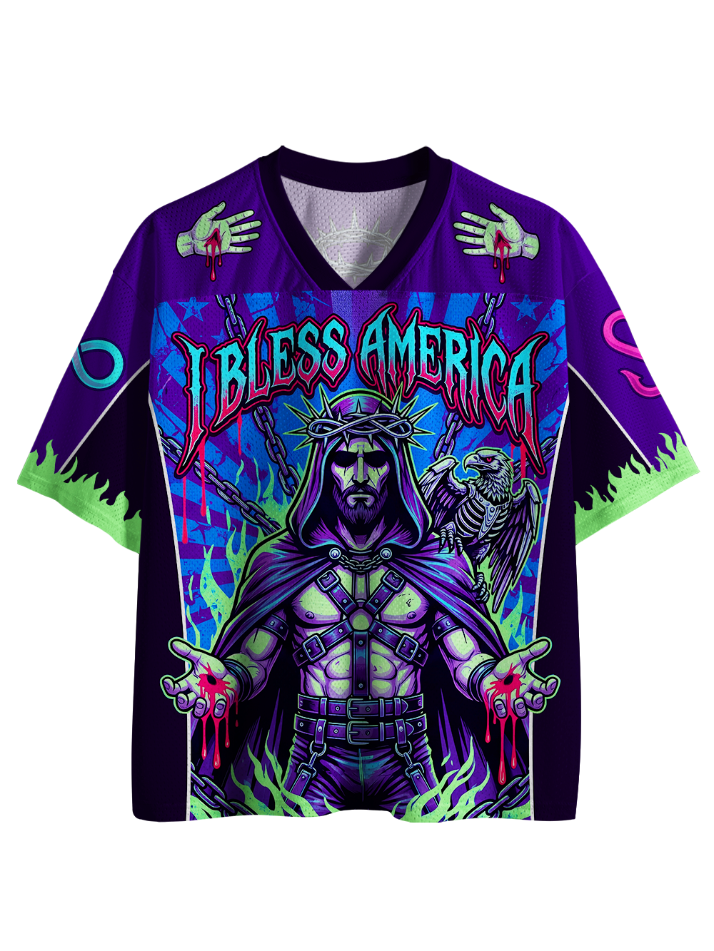 I BLESS AMERICA Mesh Jersey