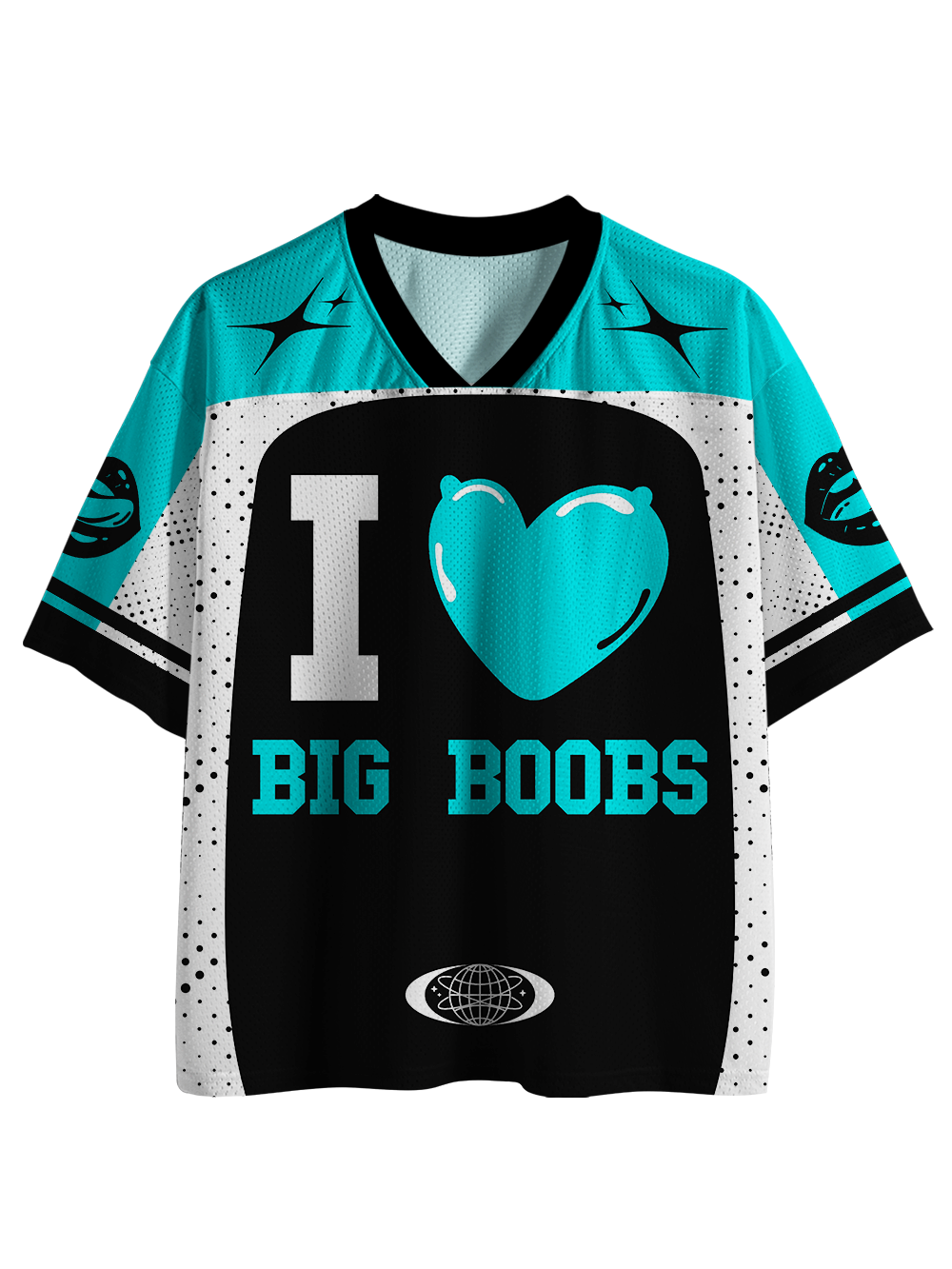 I Love Big Boobs Mesh Jersey