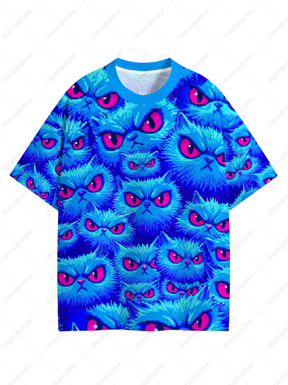 THE CYNICAL CAT ECO OVERSIZED GRAPHIC TEES