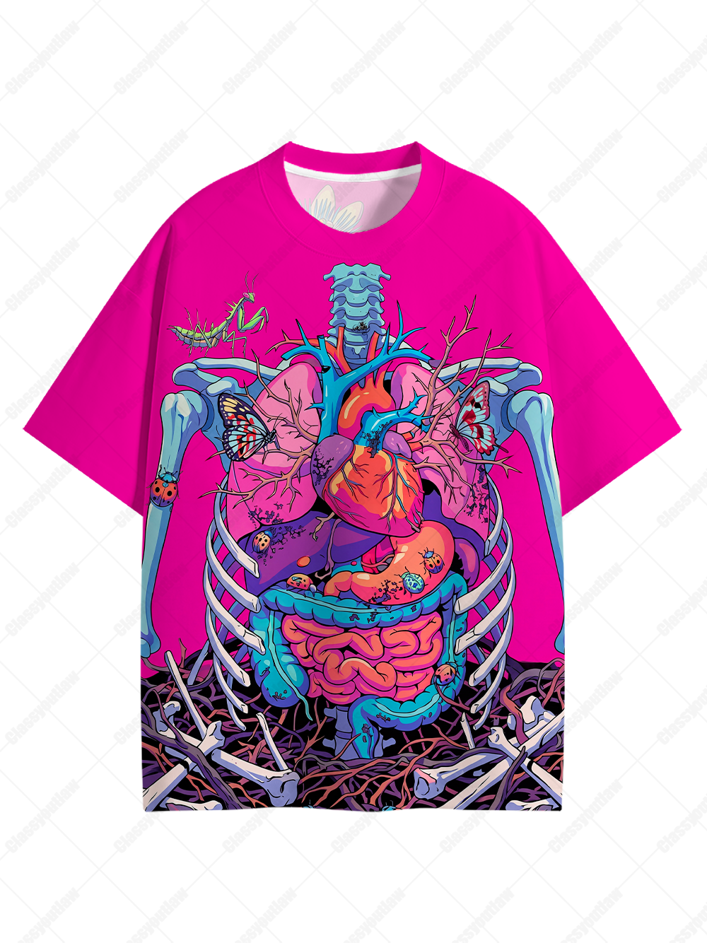 ART & ANATOMICAL AESTHETIC ECO OVERSIZED GRAPHIC TEES