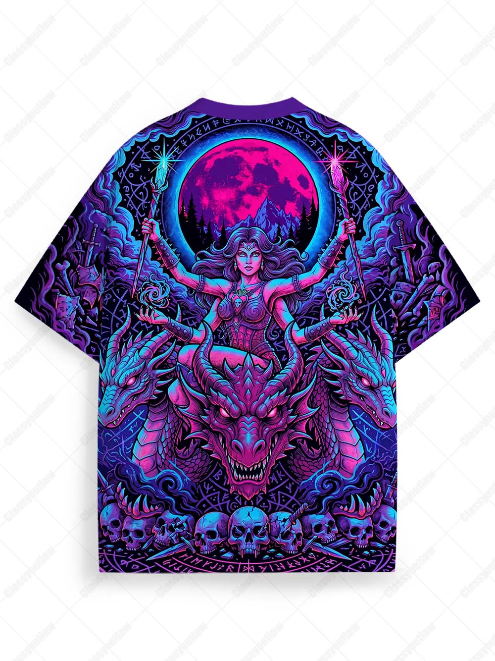 DRAGON WITCH ECO OVERSIZED GRAPHIC TEES
