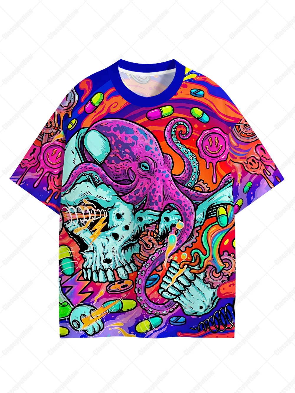 SYNAPTIC VOYAGE ECO OVERSIZED GRAPHIC TEES