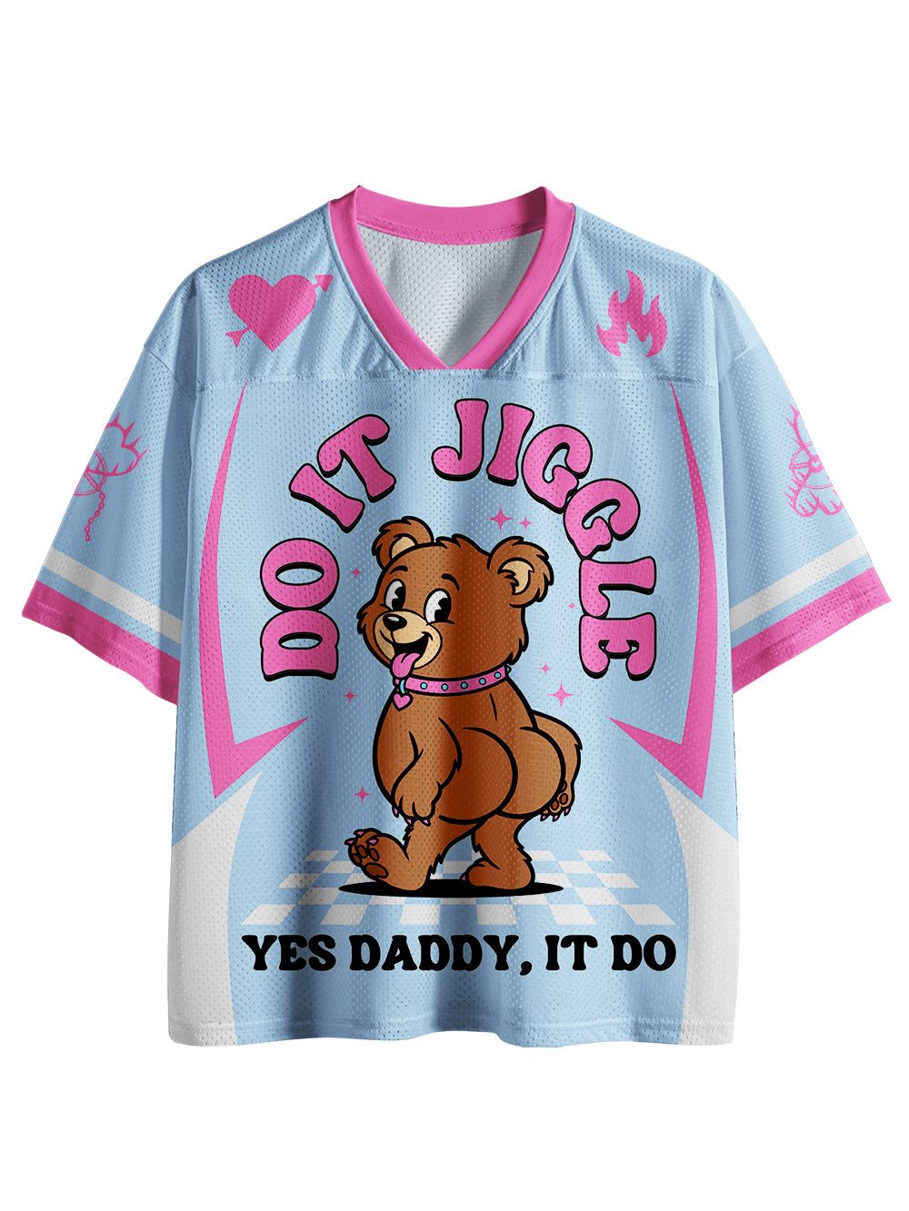 DO IT JIGGLE MESH JERSEY