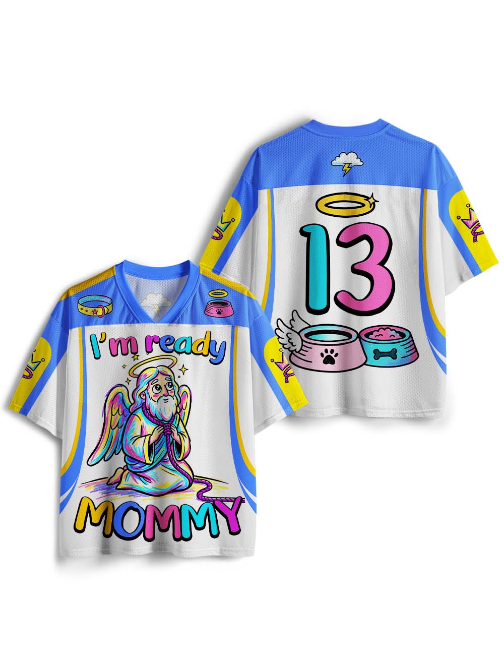 I'M READY MOMMY MESH JERSEY