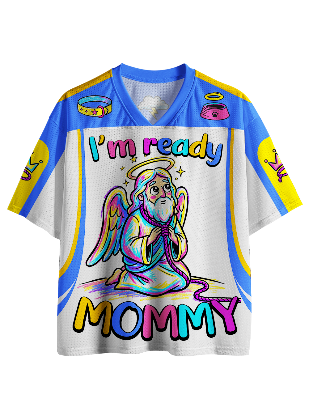 I'M READY MOMMY MESH JERSEY