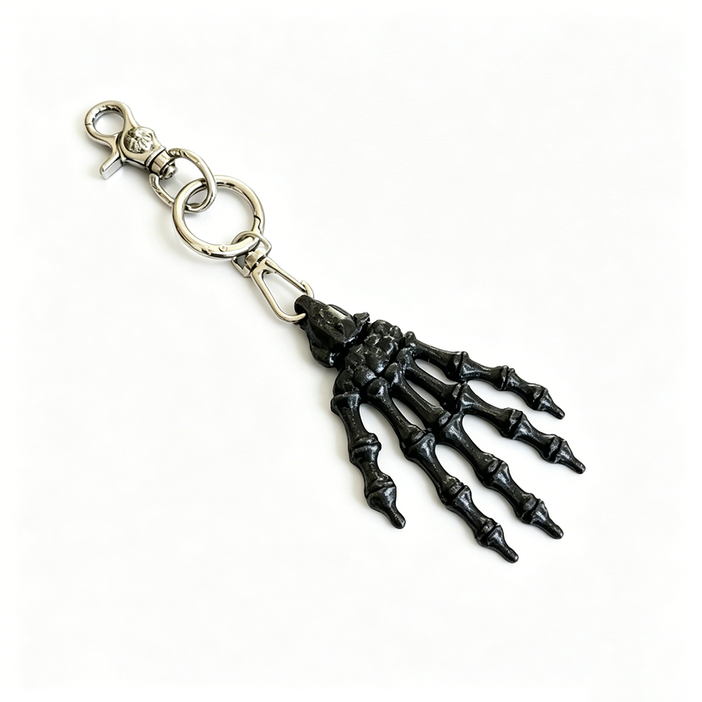 ZINC ALLOY SKELETON CLO KEYCHAIN