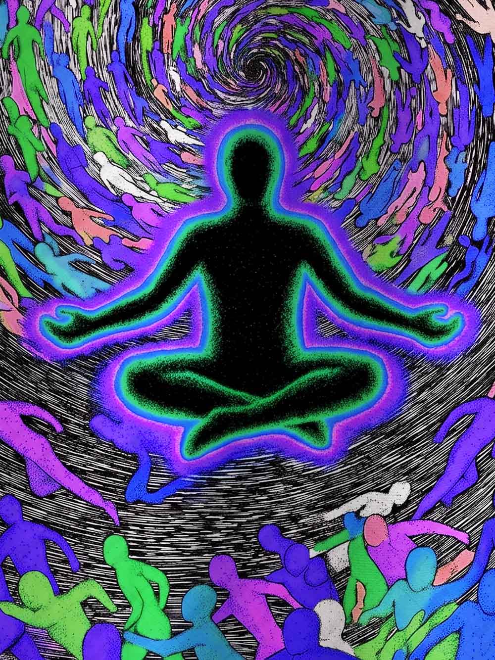 SPIRITUAL VORTEX ECO OVERSIZED GRAPHIC TEES
