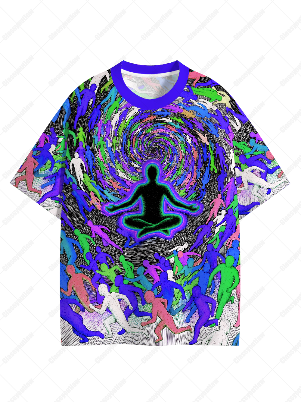 SPIRITUAL VORTEX ECO OVERSIZED GRAPHIC TEES