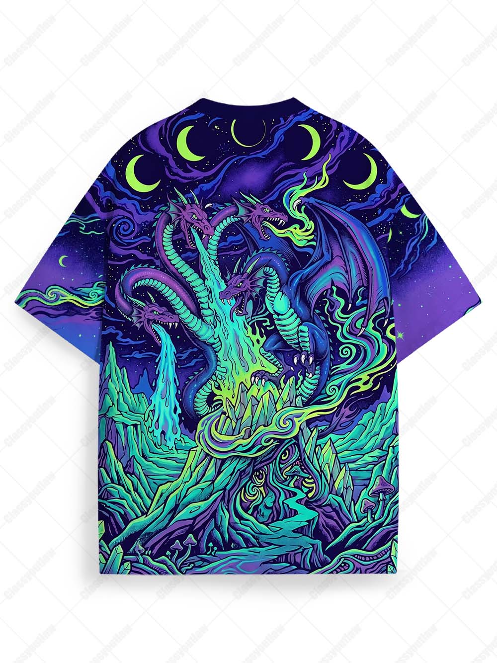 HYDRA NIGHTMARE ECO OVERSIZED GRAPHIC TEES
