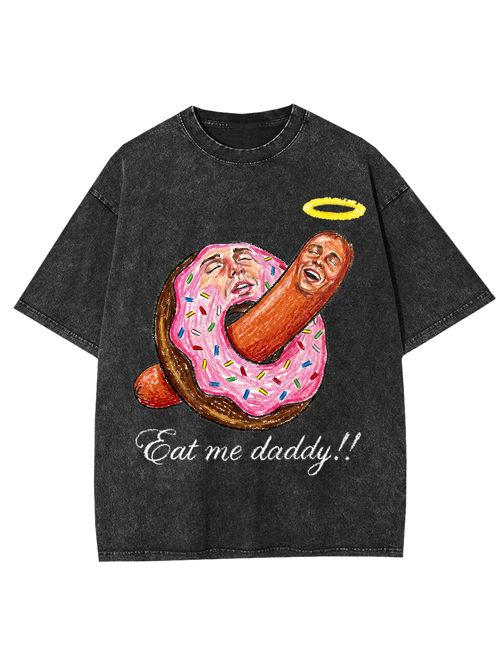 EAT ME DADDY WASHED TSHIRT