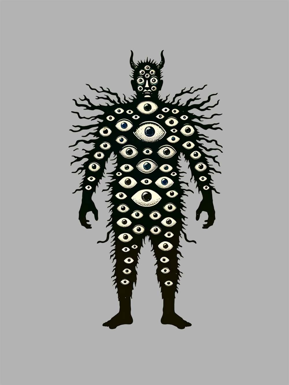 THE ALL-SEEING ENTITY WASHED TSHIRT