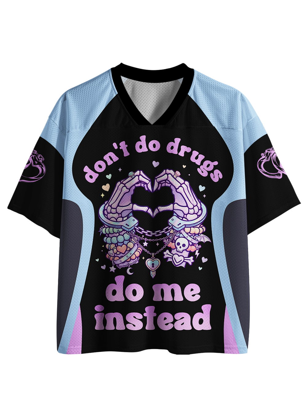 DON'T DO DRUGS DO ME INSTEAD MESH JERSEY