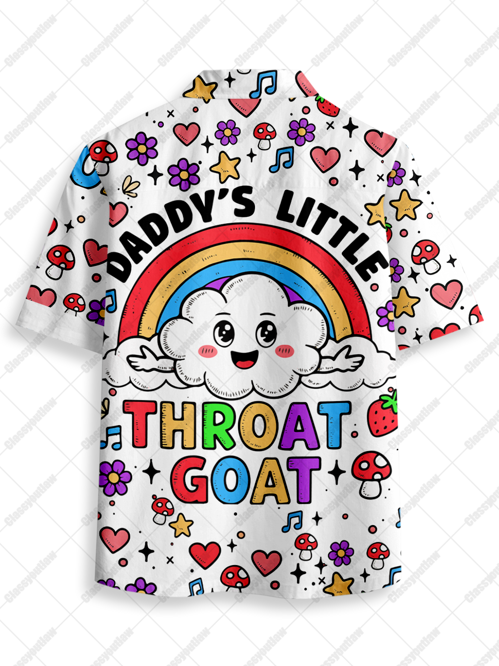 THROAT GOAT BUTTON UP POCKET SHIRT