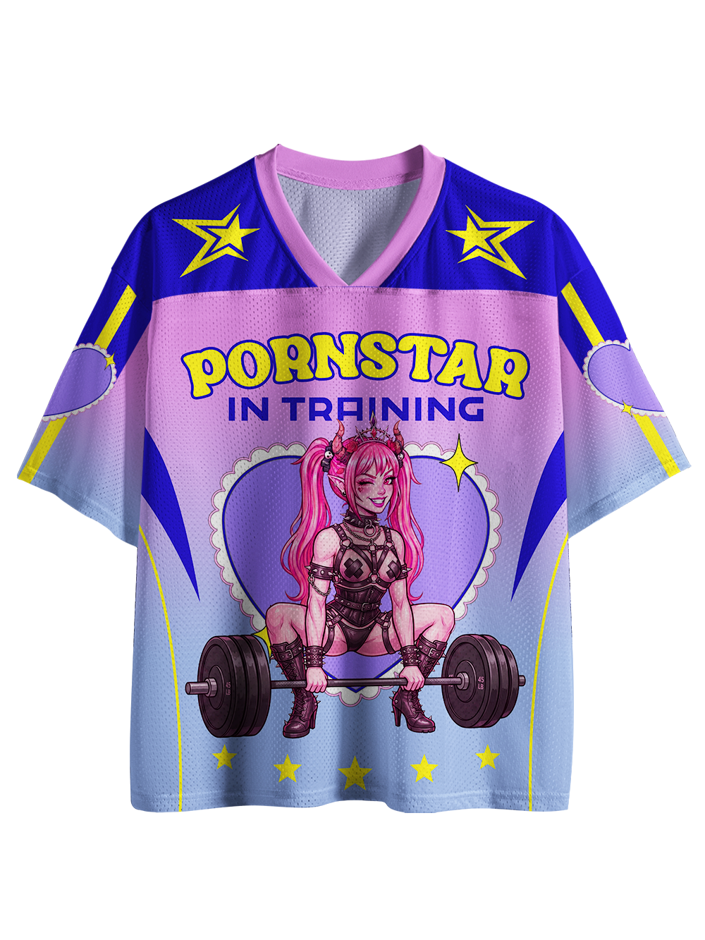 PORNSTAR IN TRAINING MESH JERSEY