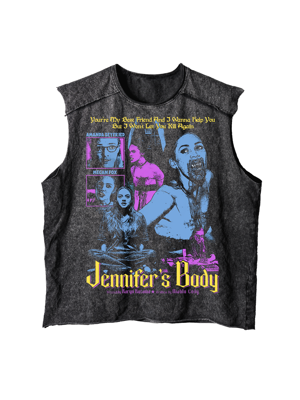 JENNIFER'S BODY DISTRESSED TANK TOP