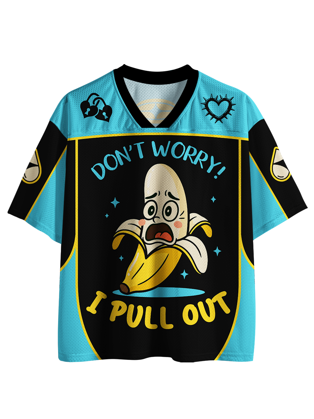 DON'T WORRY! I PULL OUT MESH JERSEY