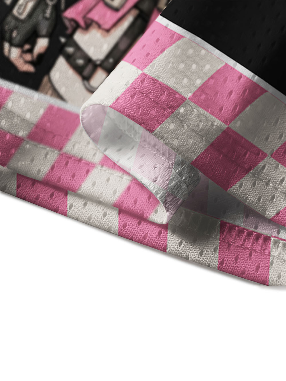 PINK PUNK BUNNY GIRL MESH JERSEY