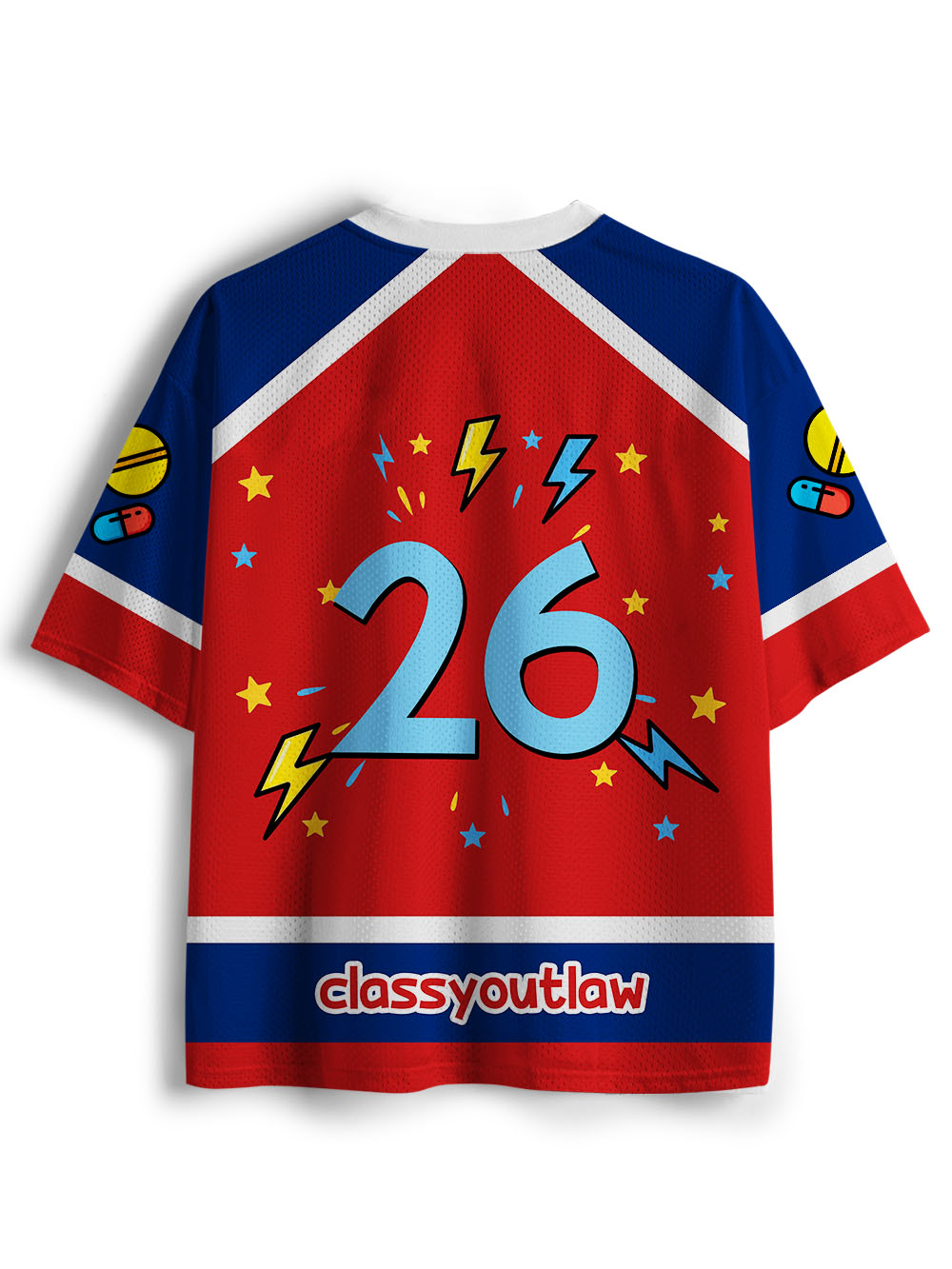 WHO NEEDS DRUGS MESH JERSEY