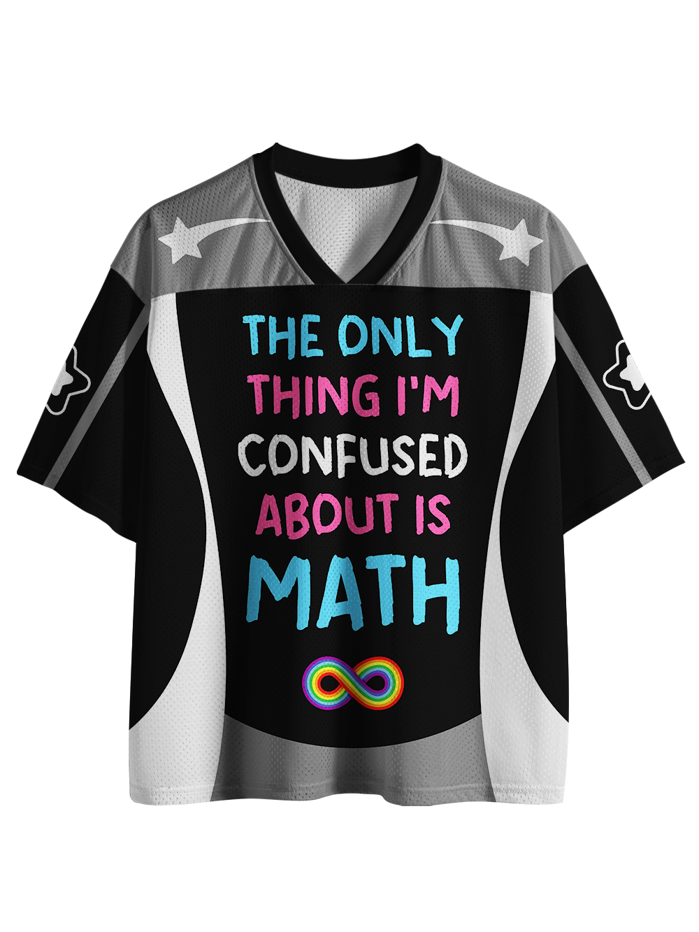 THE ONLY THING I’M CONFUSED ABOUT IS MATH MESH JERSEY