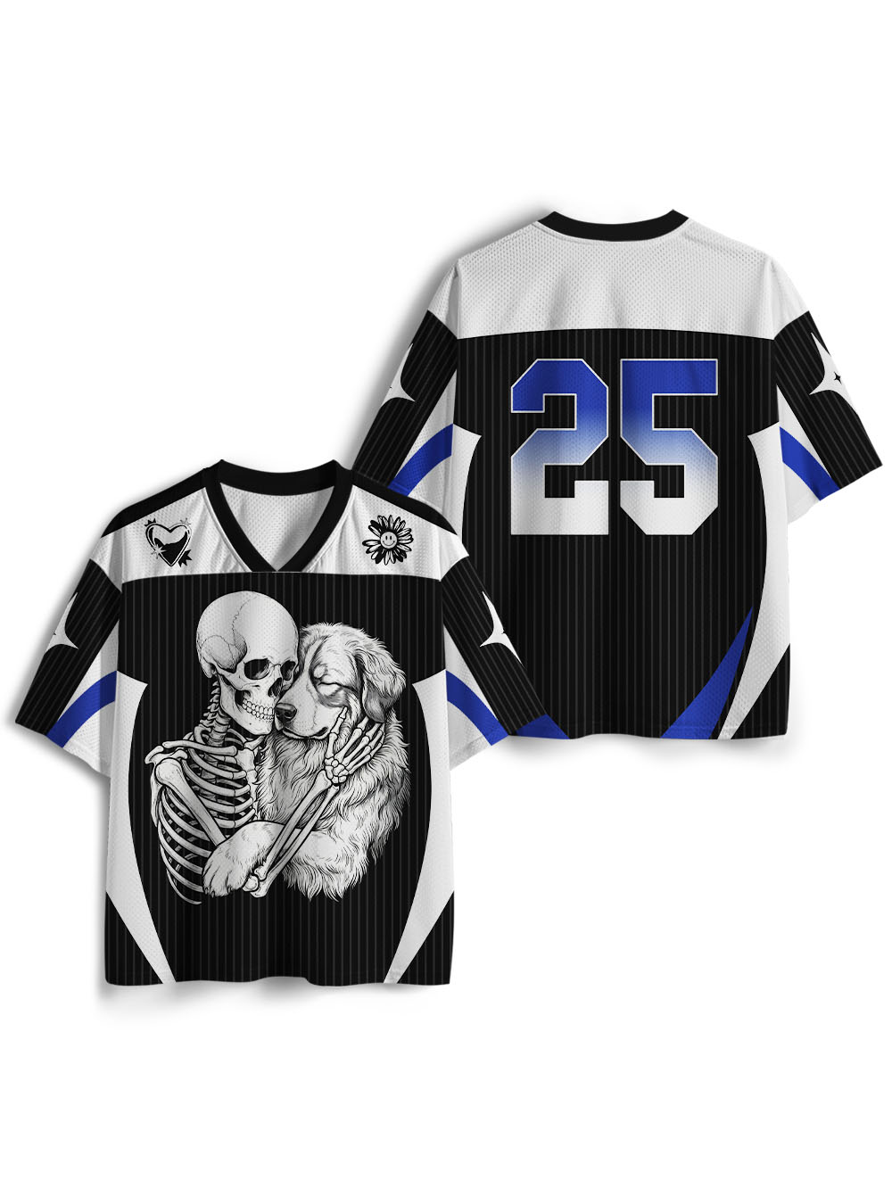 ETERNAL BOND SKELETON AND DOG MESH JERSEY
