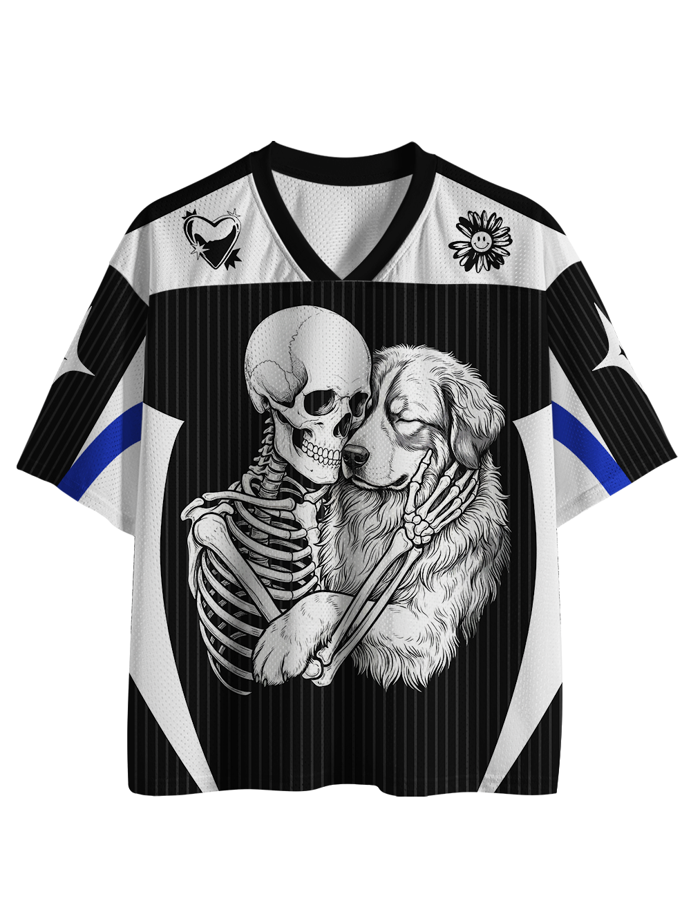 ETERNAL BOND SKELETON AND DOG MESH JERSEY