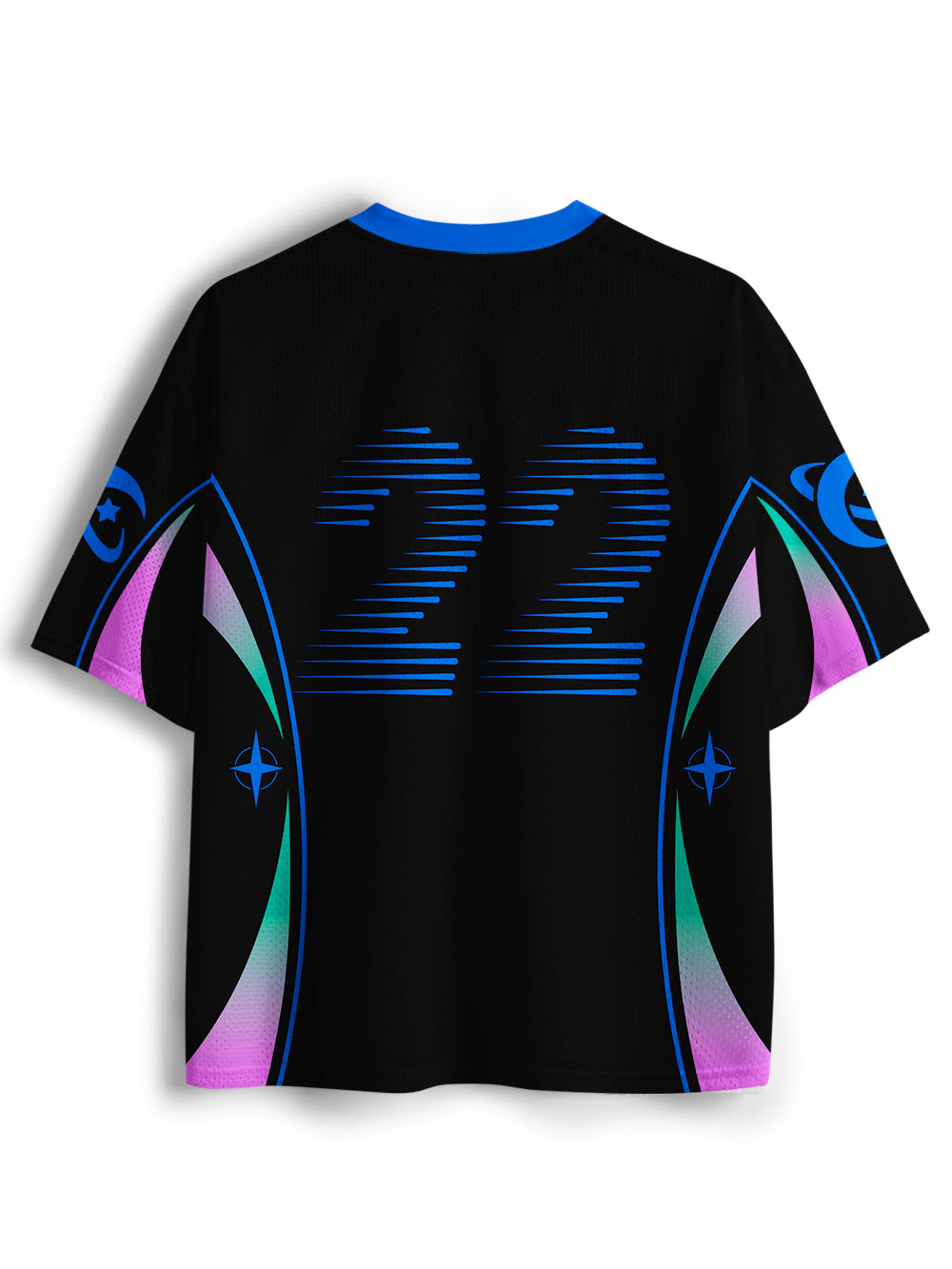 PSYCHEDELIC GALAXY EYE MESH JERSEY