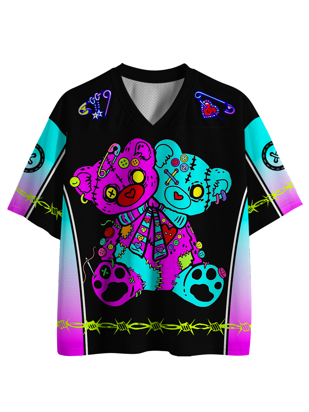 NEON VOODOO BEARS MESH JERSEY