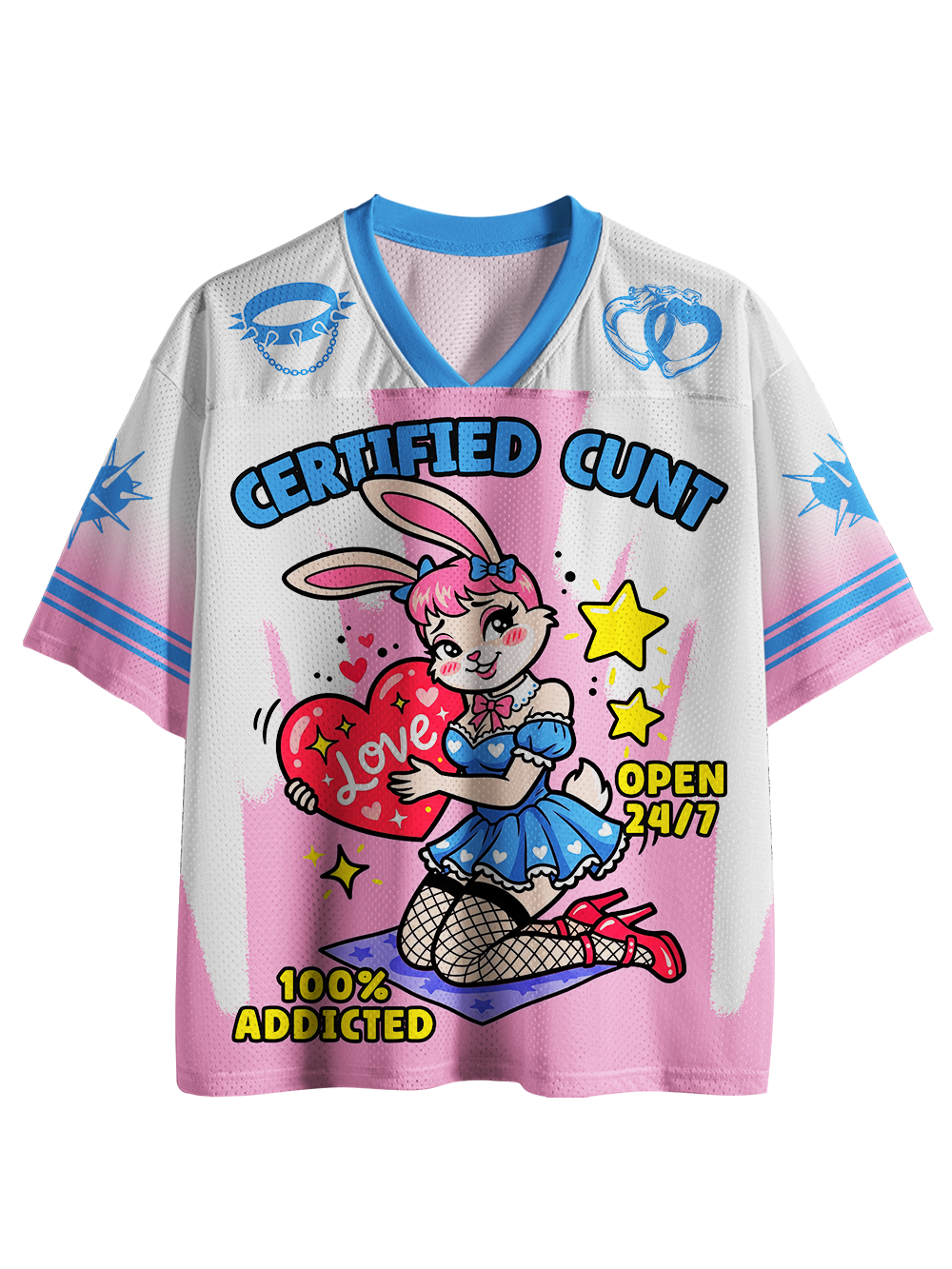 CERTIFIED CUNT MESH JERSEY