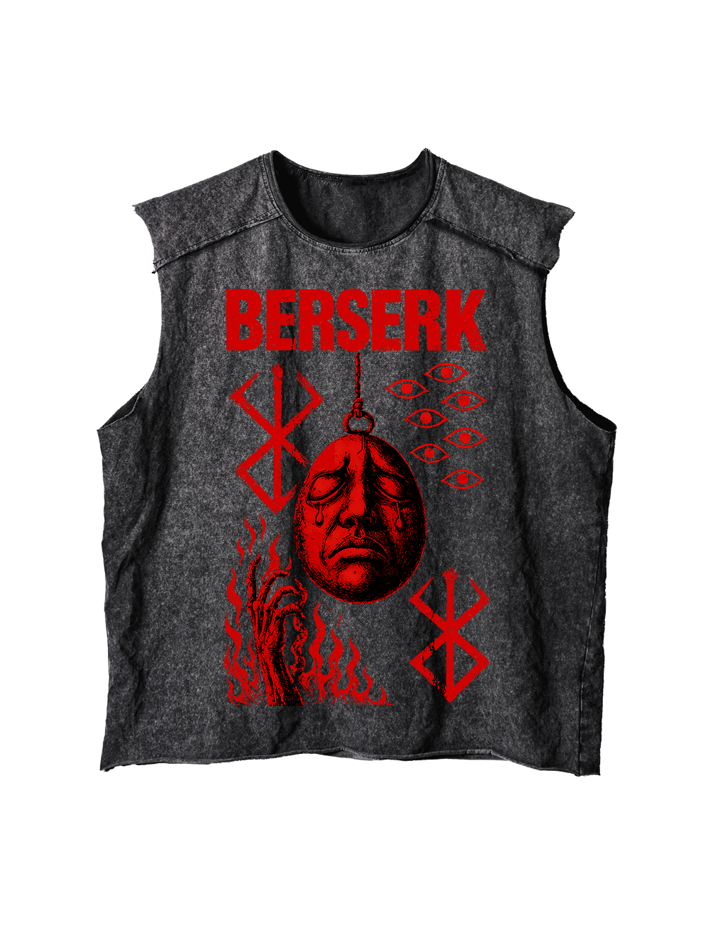 BERSERK DISTRESSED TANK TOP