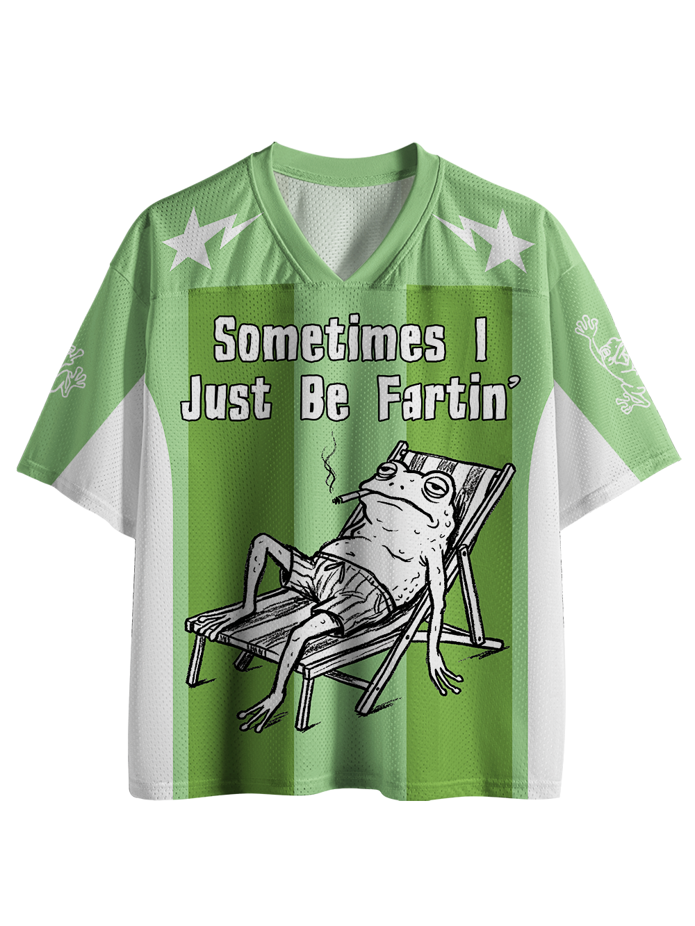 SOMETIMES I JUST BE FARTIN MESH JERSEY