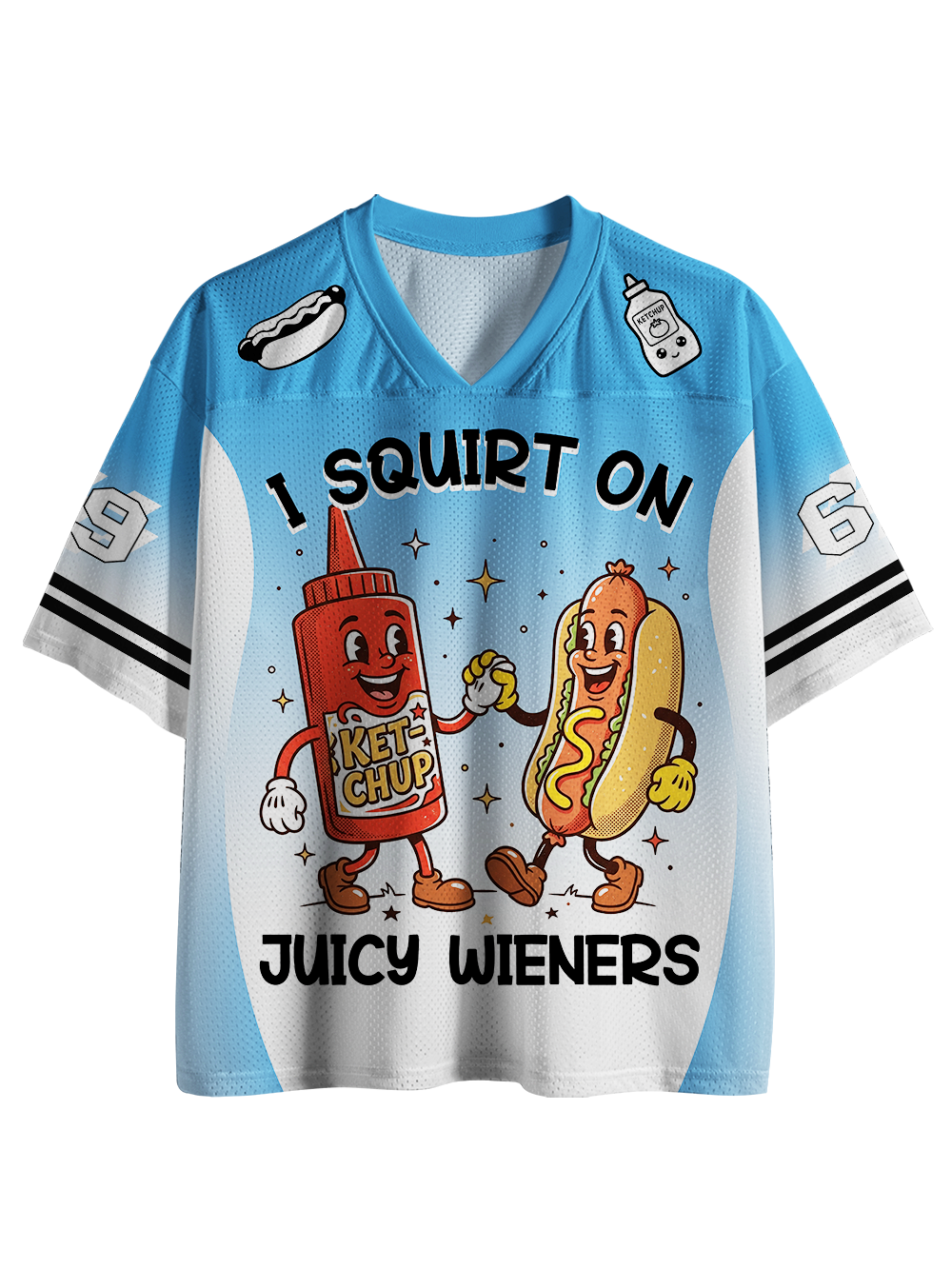 I SQUIRT ON JUICY WIENERS MESH JERSEY