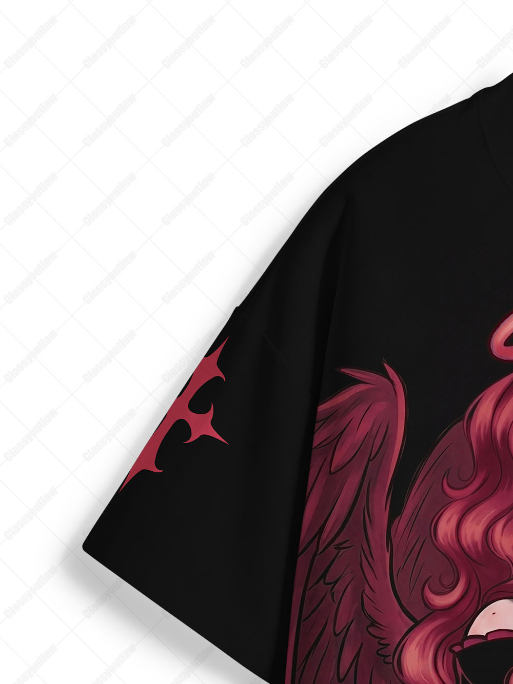 DEVILISH WHISPERS ECO OVERSIZED GRAPHIC TEES