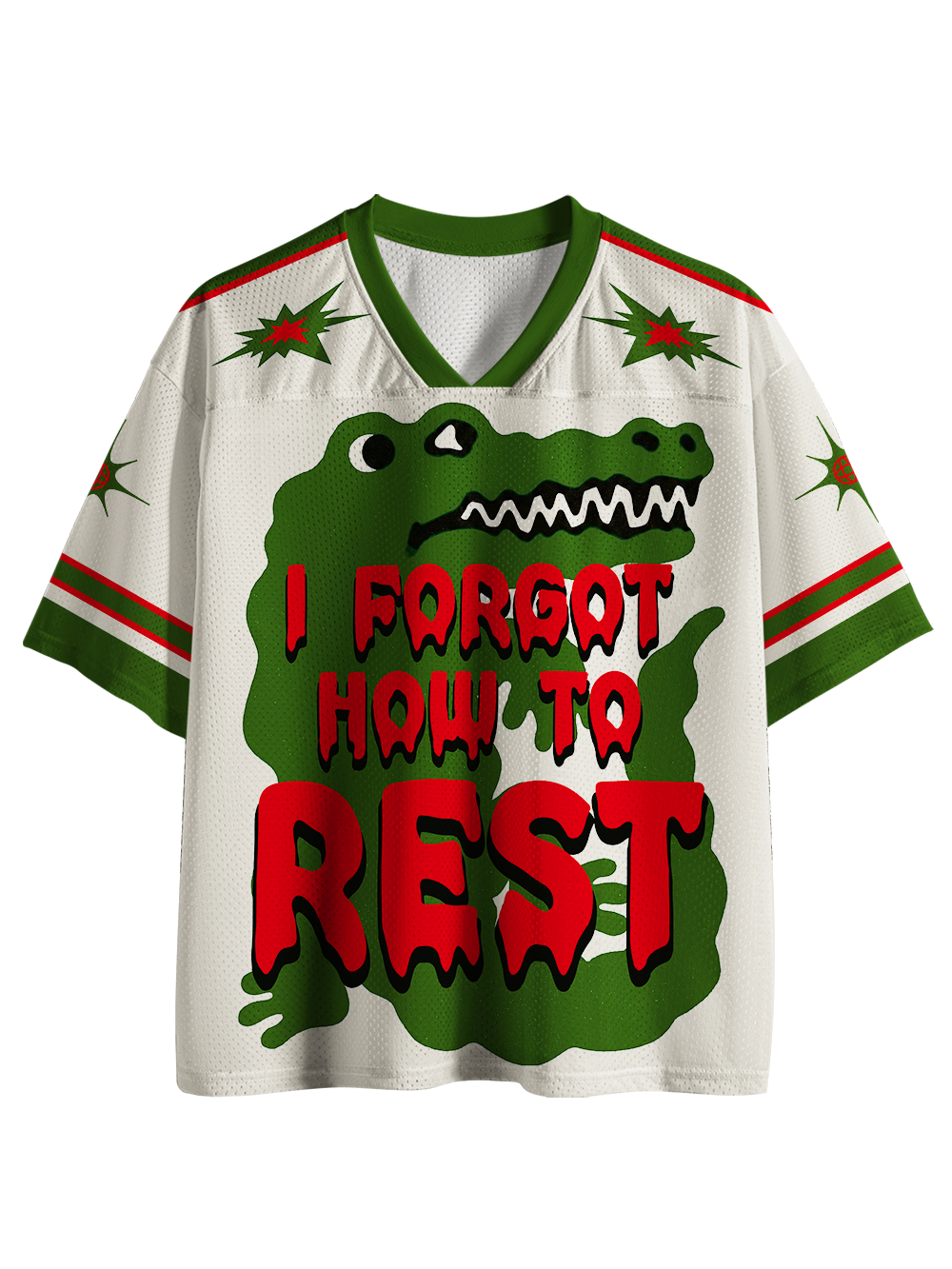 I FORGOT HOW TO REST MESH JERSEY