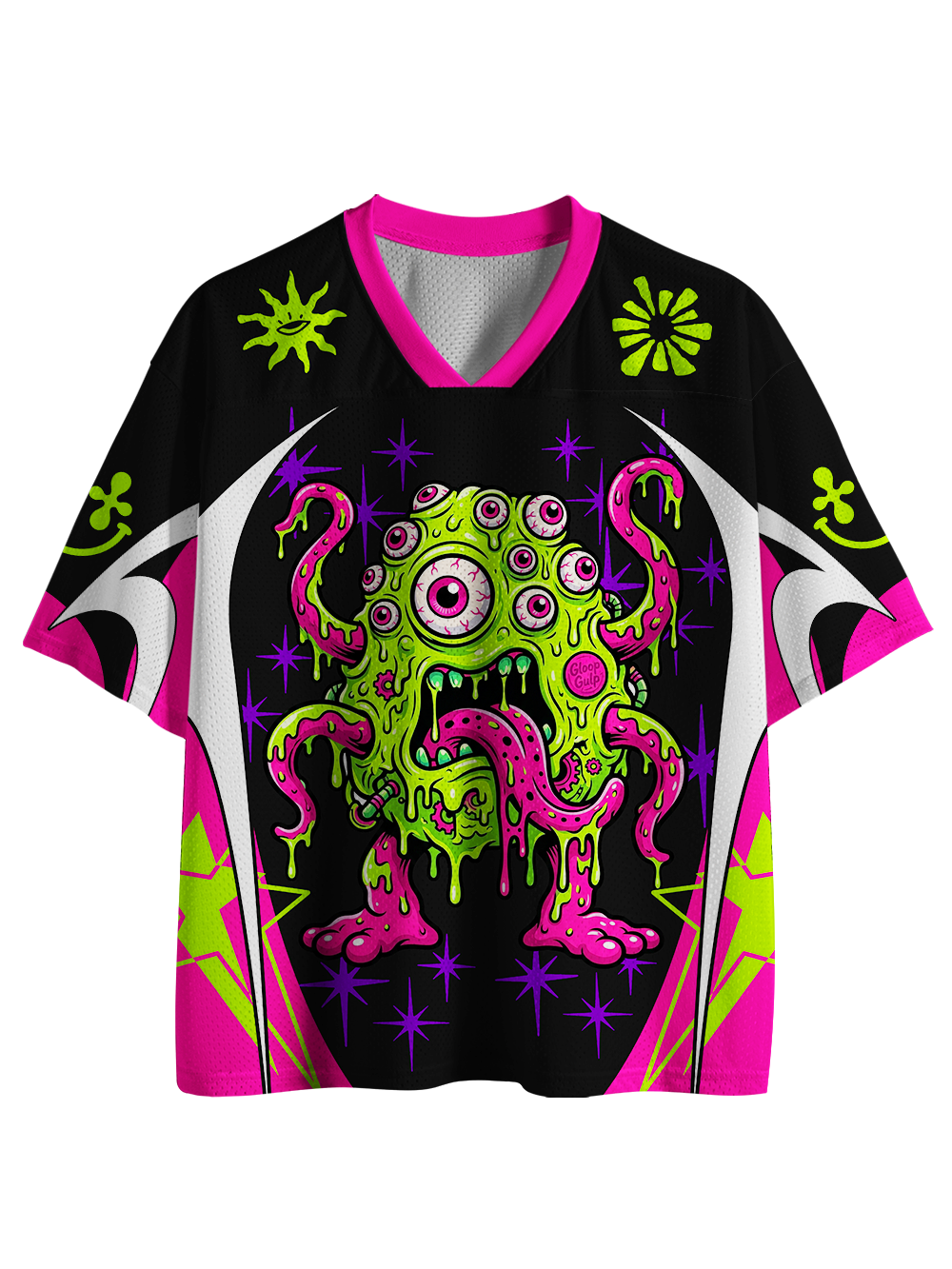 NEON TENTACLE MONSTER MESH JERSEY