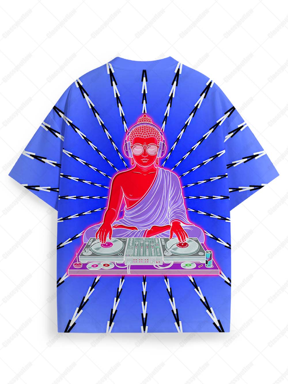 DJ BUDDHA ECO OVERSIZED GRAPHIC TEES