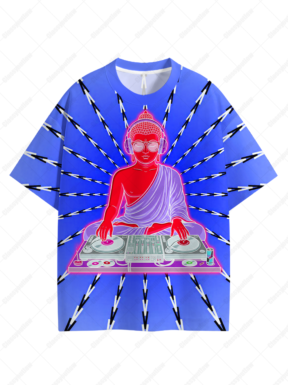 DJ BUDDHA ECO OVERSIZED GRAPHIC TEES
