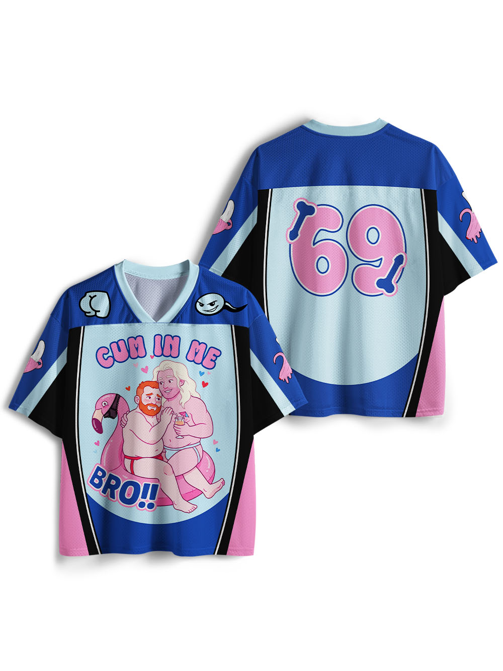 CUM IN ME BRO MESH JERSEY
