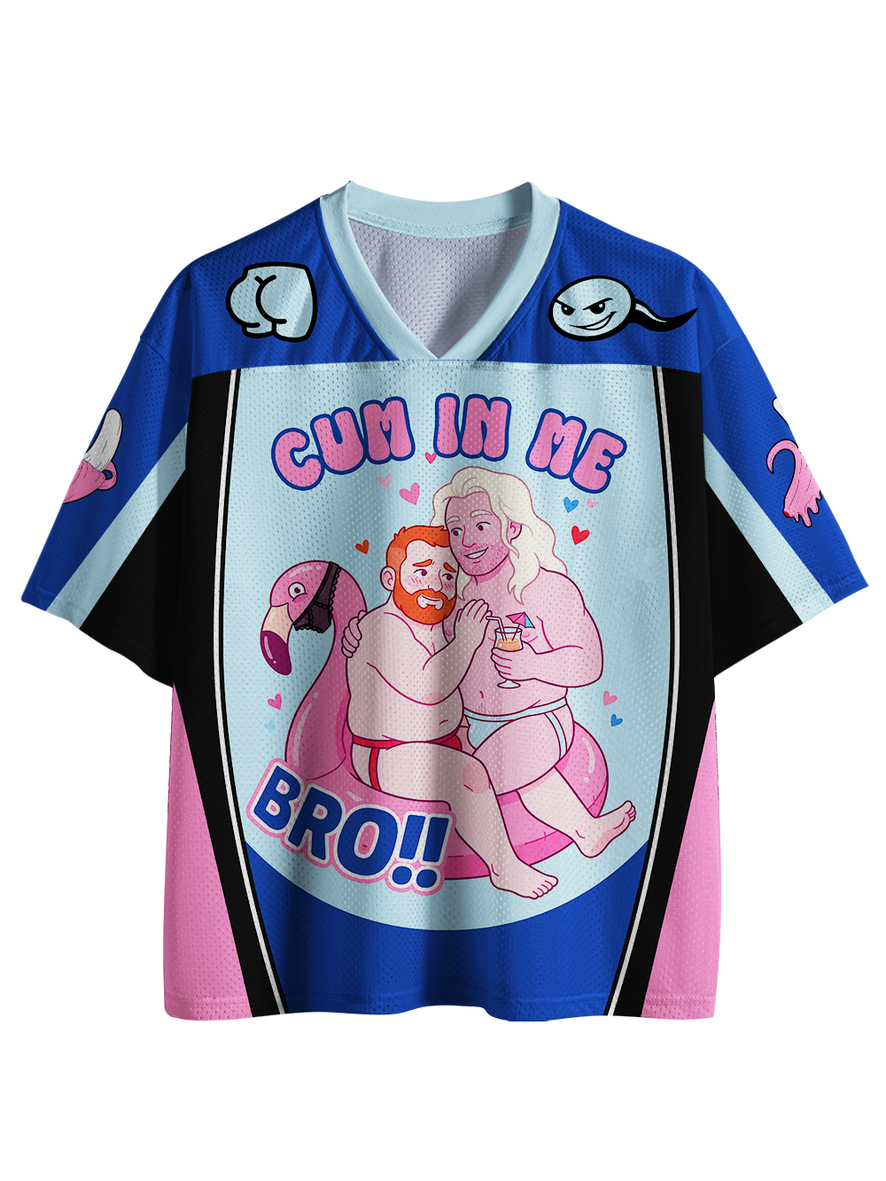 CUM IN ME BRO MESH JERSEY