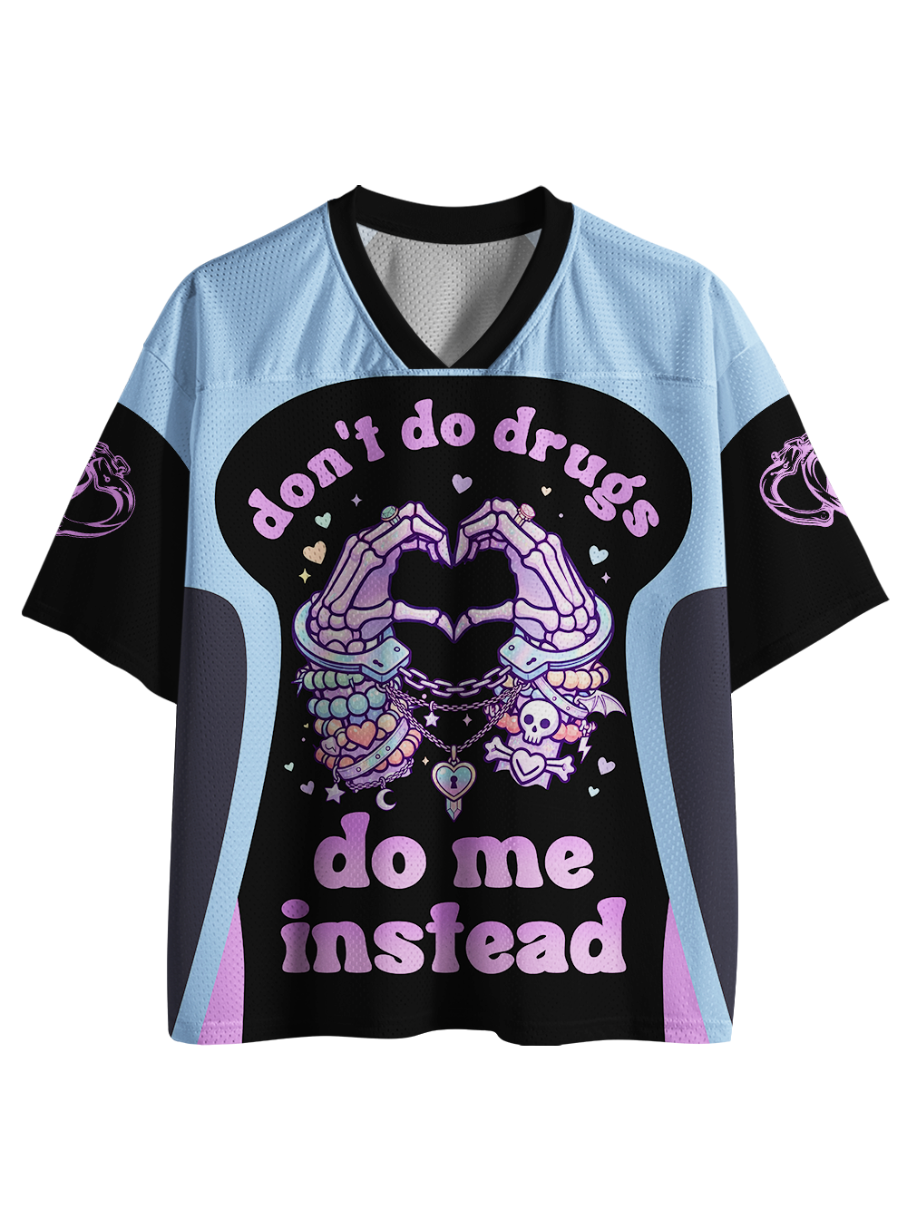 DON'T DO DRUGS DO ME INSTEAD MESH JERSEY