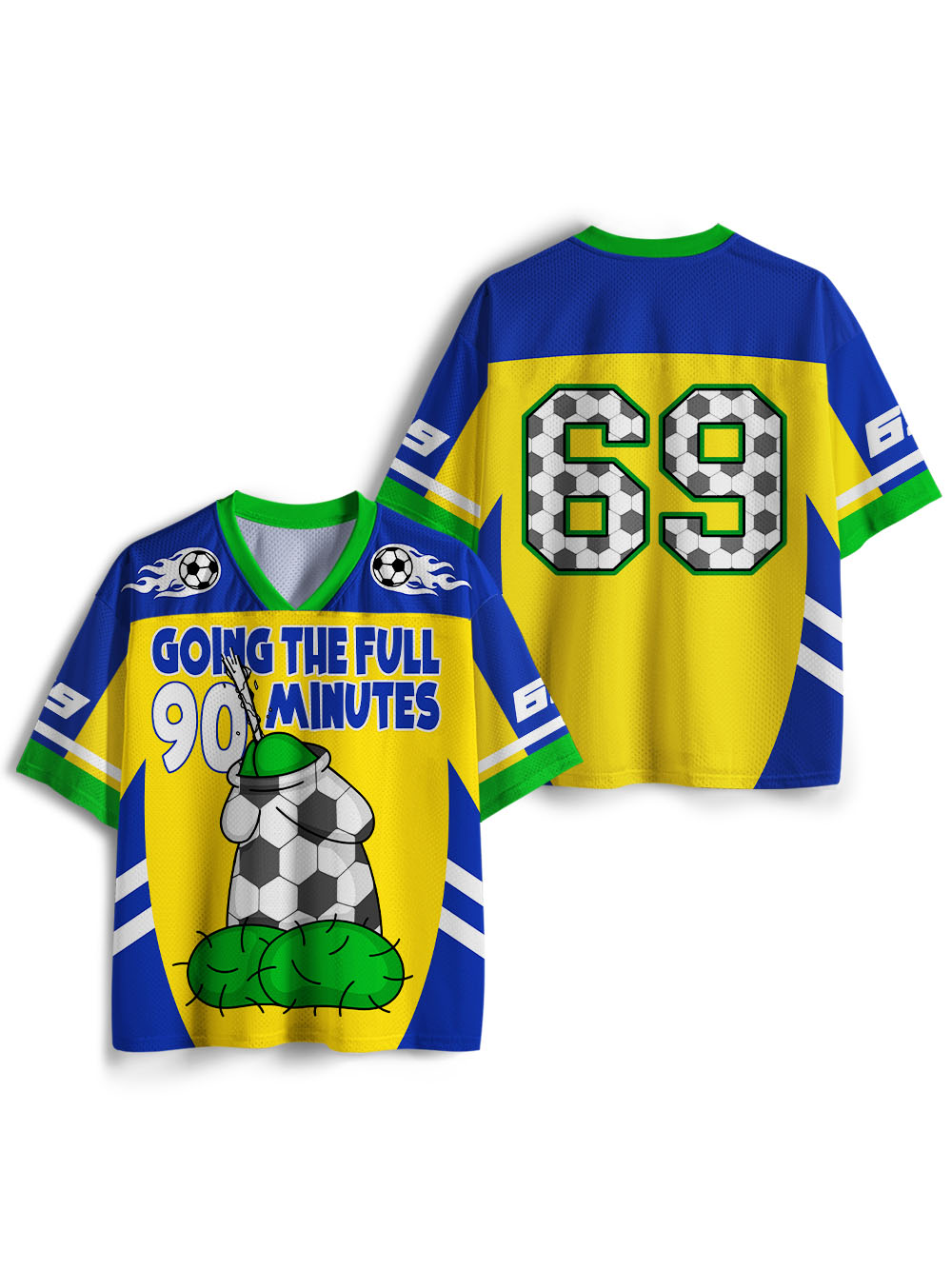 GOING THE FULL 90 MINUTES AAA MESH JERSEY