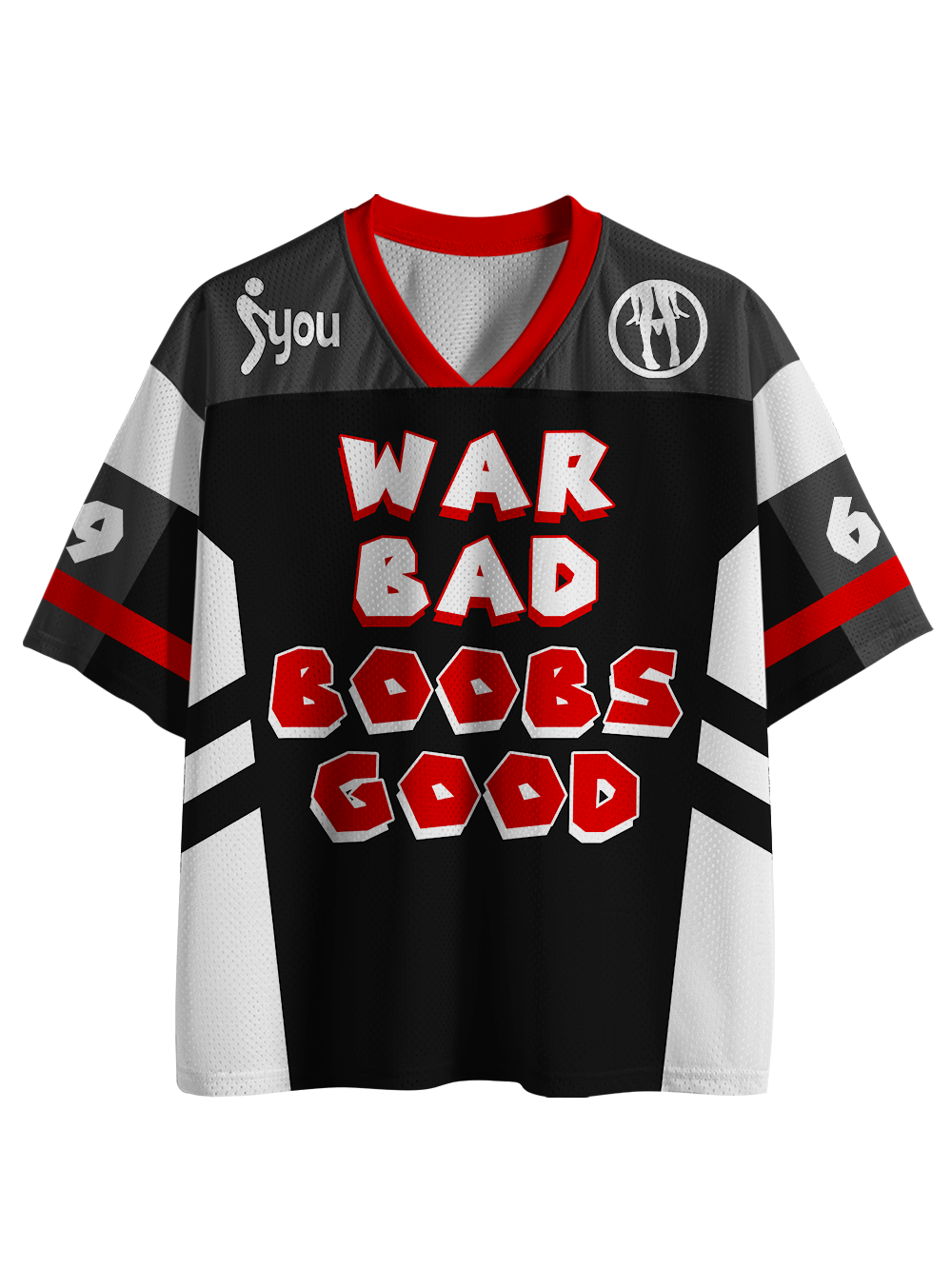 WAR BAD BOOBS AAA MESH JERSEY