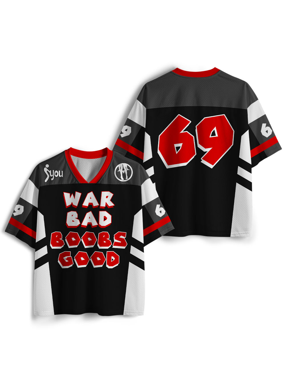 WAR BAD BOOBS AAA MESH JERSEY
