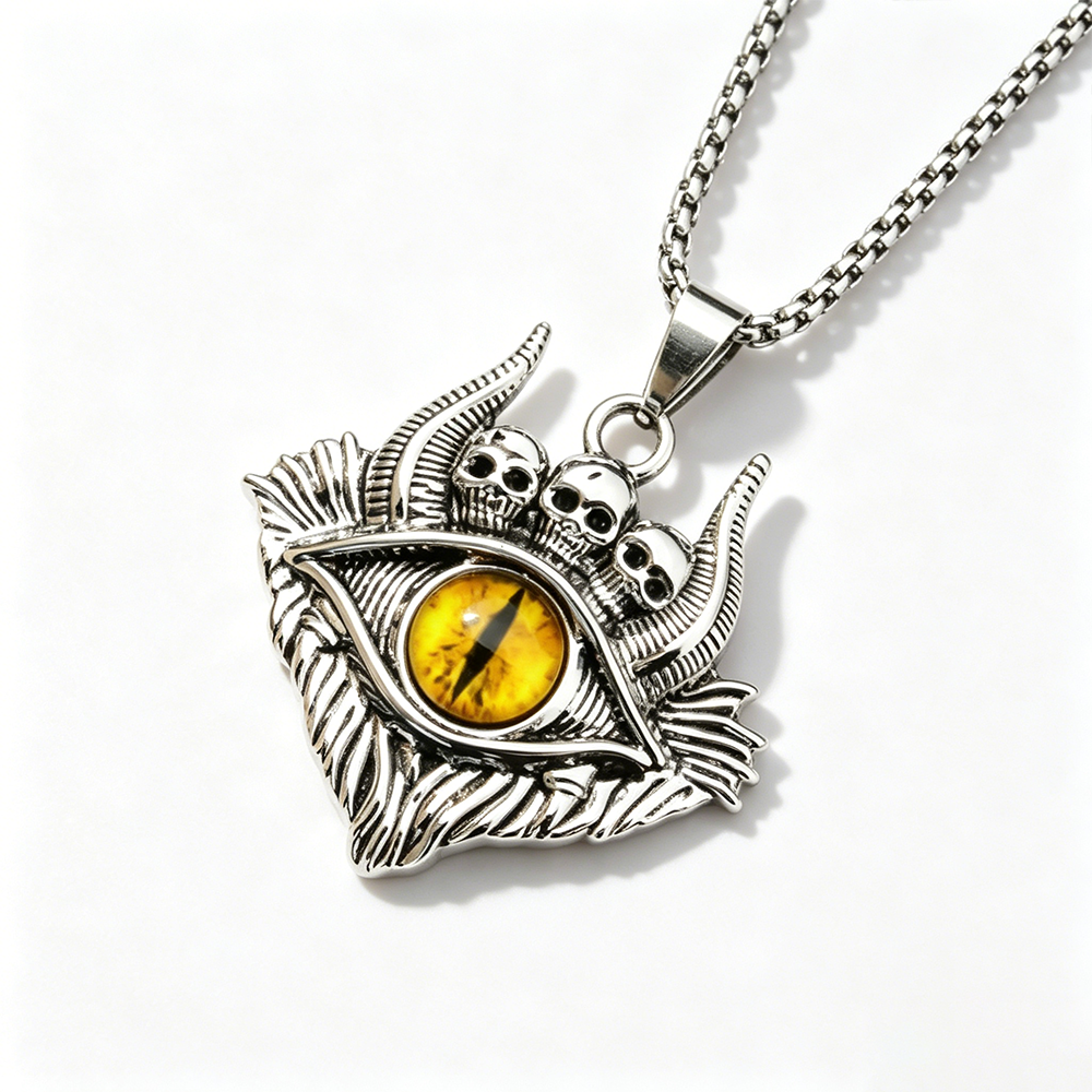 COLOR DEMON EYE CLO NECKLACE
